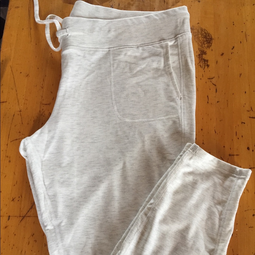 Light gray almost white joggers